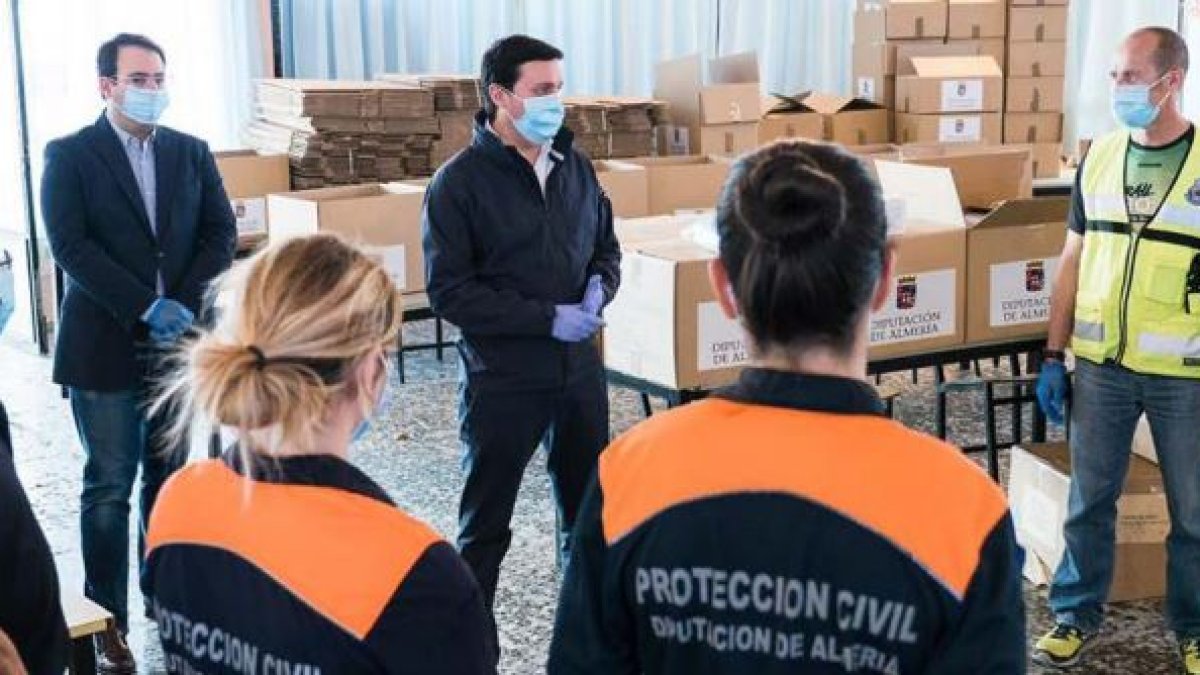 Protección Civil repartirá mascarillas en la provincia.