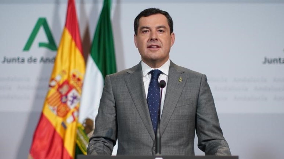 Juanma Moreno, presidente de la Junta de Andaucía.