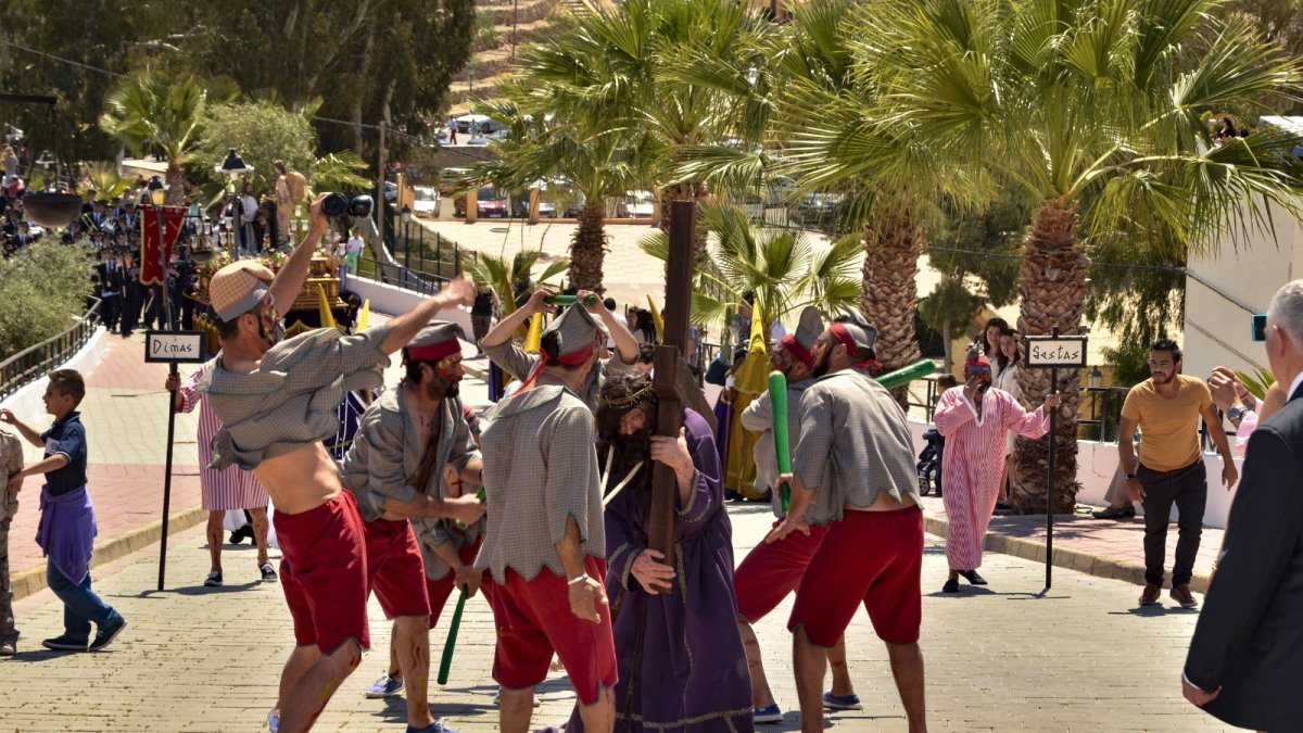 Imagen actual de la representación en el municipio del Levante almeriense (Foto: José Guerrero).