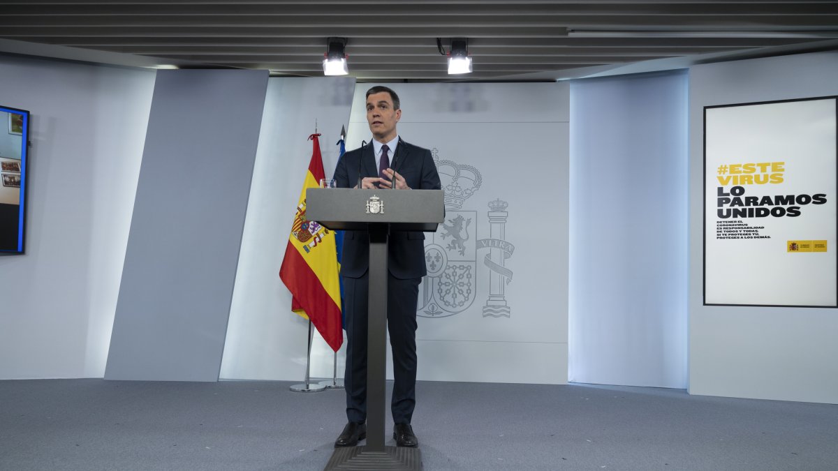 Pedro Sánchez, presidente del Gobierno.