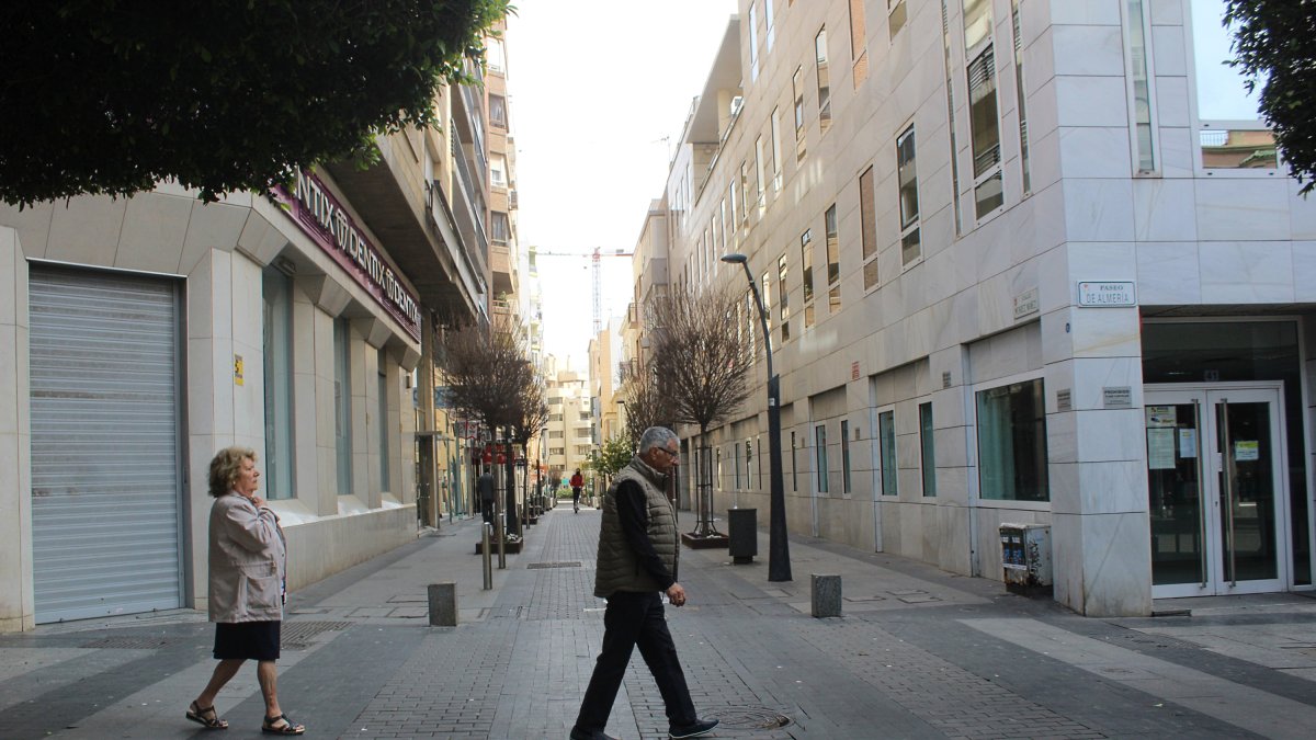 Almería, en los primeros días del estado de alarma.