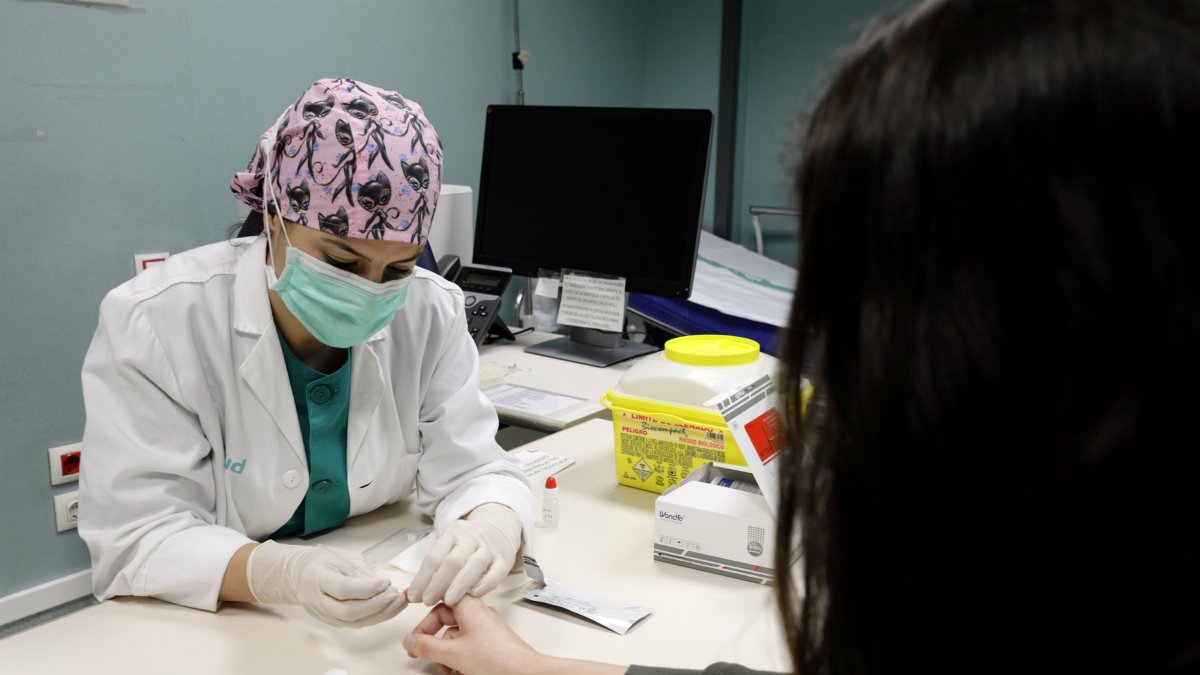 Realización de un test rápido.