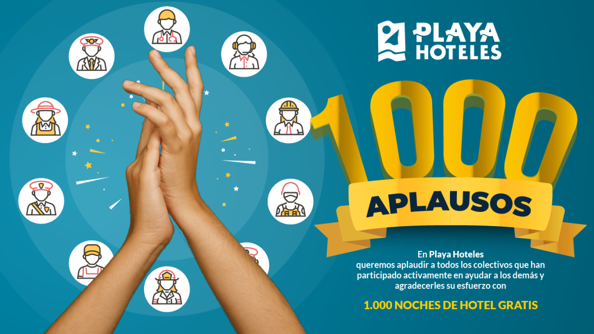 Imagen del cartel de la campaña 1.000 aplausos.