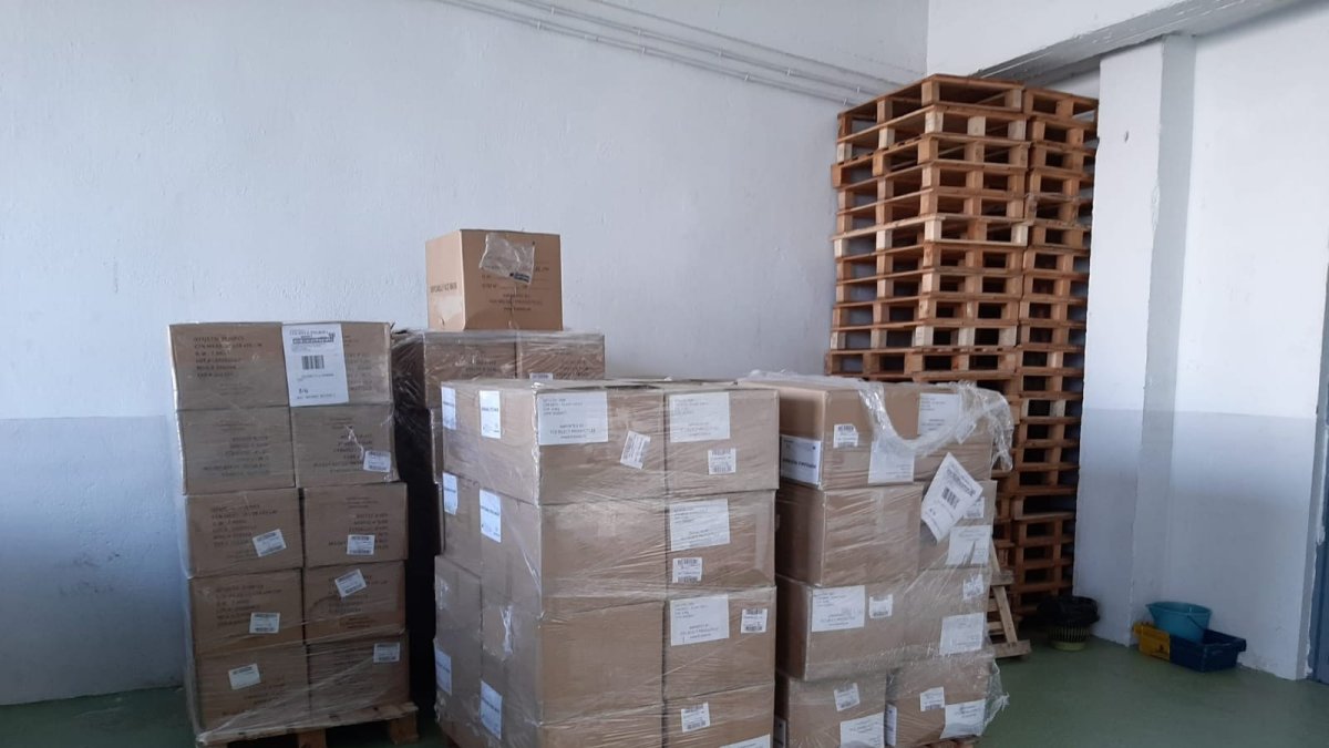 Mascarillas llegadas a Almería.