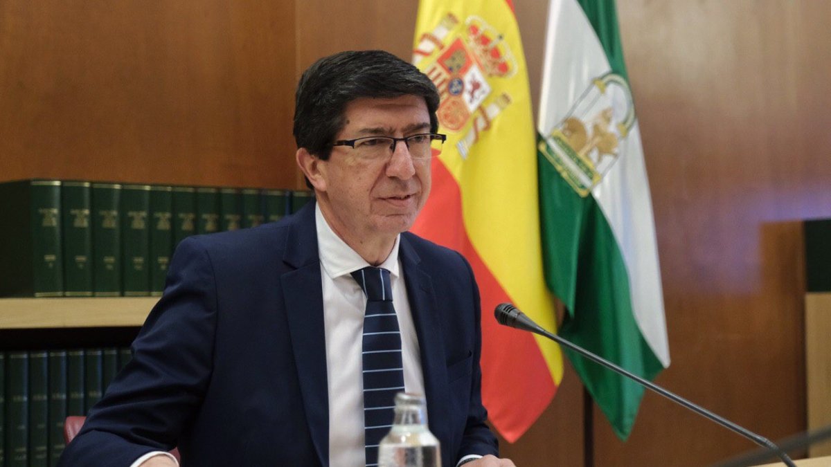 Juan Marín, vicepresidente de la Junta de Andalucía.