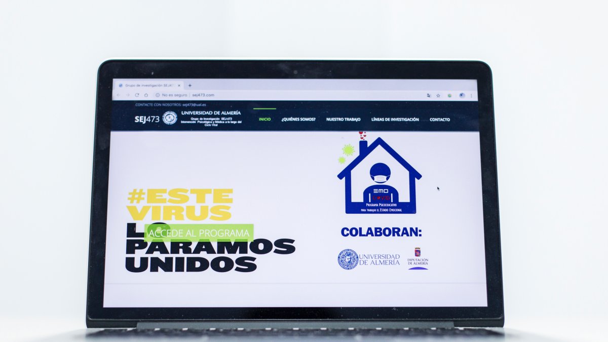 Imagen de la página inicial del proyecto ‘EcoVid’.