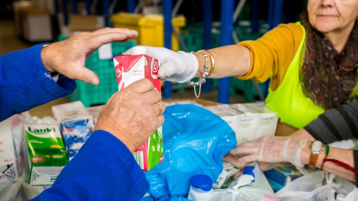 Entrega de alimentos
