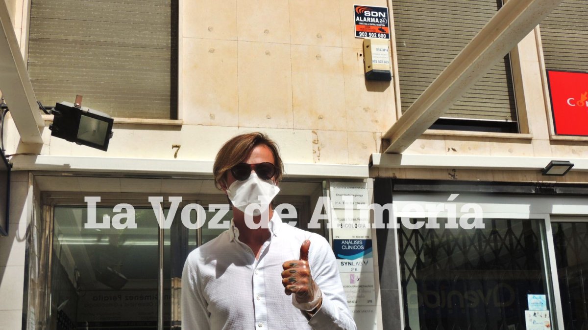José María Gutiérrez, Guti, nada más pasar las pruebas.