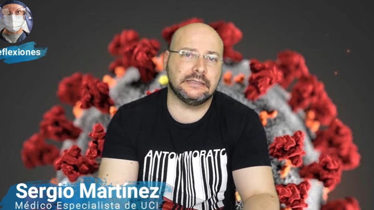 Sergio Martínez, en su último vídeo en Youtube, en el que reflexiona sobre la posibilidad de un rebrote del virus.