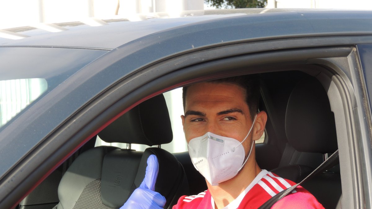 Juan Ibiza llegando este sábado al Mediterráneo.