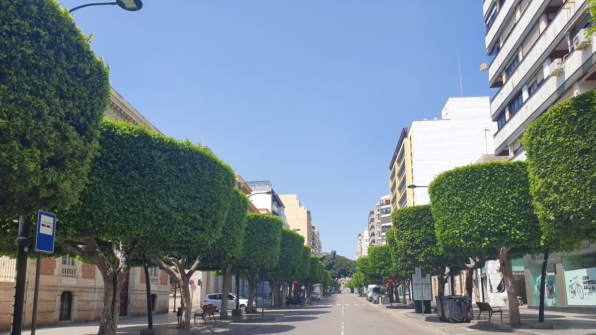 Imagen del Paseo de Almería.
