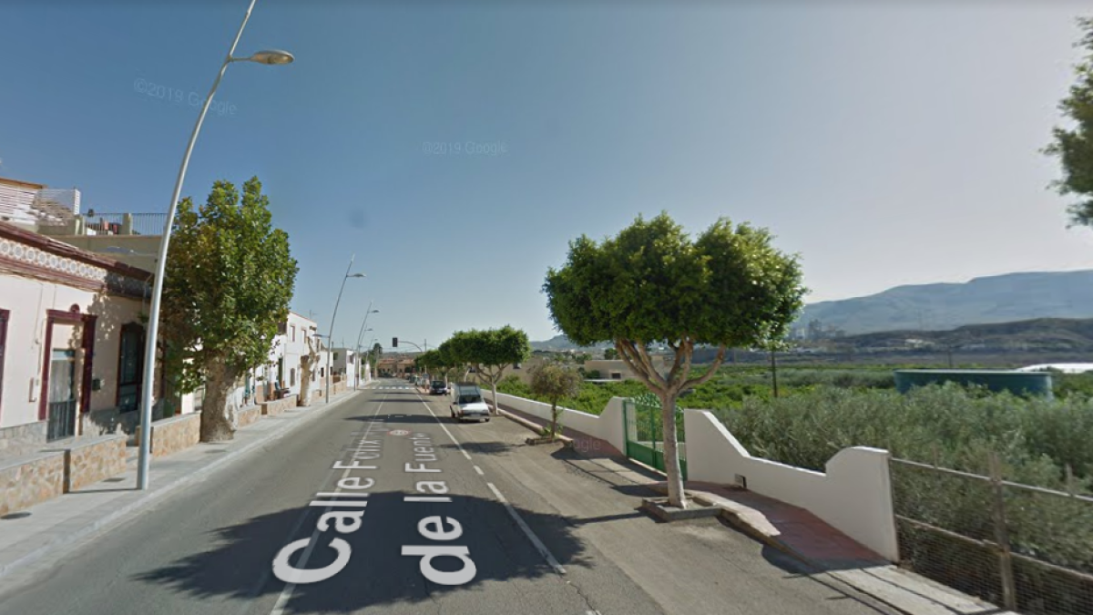 Imagen captura de la calle Félix Rodríguez de la Fuente en Rioja.