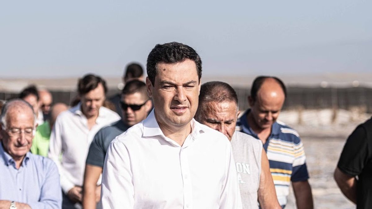 Juanma Moreno, presidente de la Junta de Andalucía.