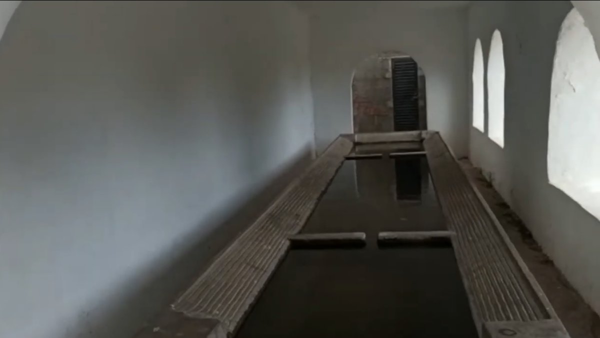 El lavadero fue construido a mediados del Siglo XX.