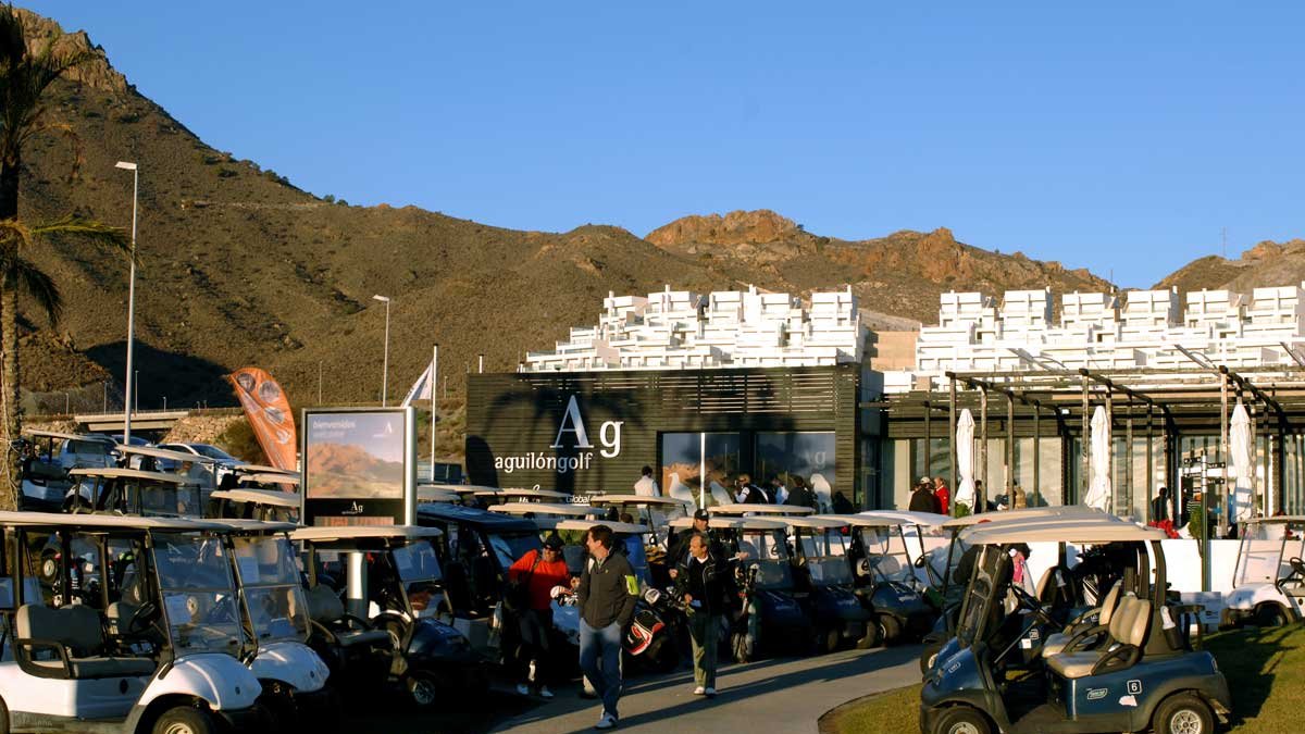Instalaciones de Aguilón Golf, en el Pilar de Jaravía de Pulpí, en una imagen anterior al Estado de Alarma.