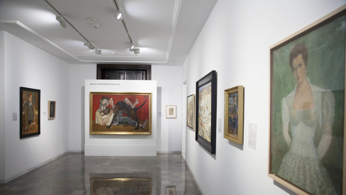 Sala del Museo de Arte Doña Pakyta, en la Plaza Circular.