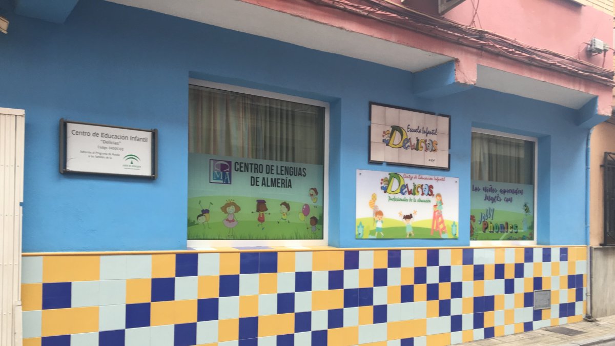 Escuela Infantil Delicias en el Barrio de Los Molinos, centro adherido al Programa de Ayudas a Familias.