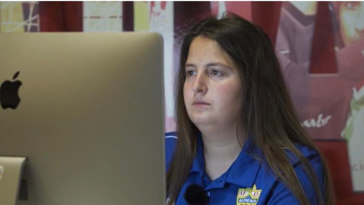Rocío Muñoz, coordinadora del Almería Femenino.