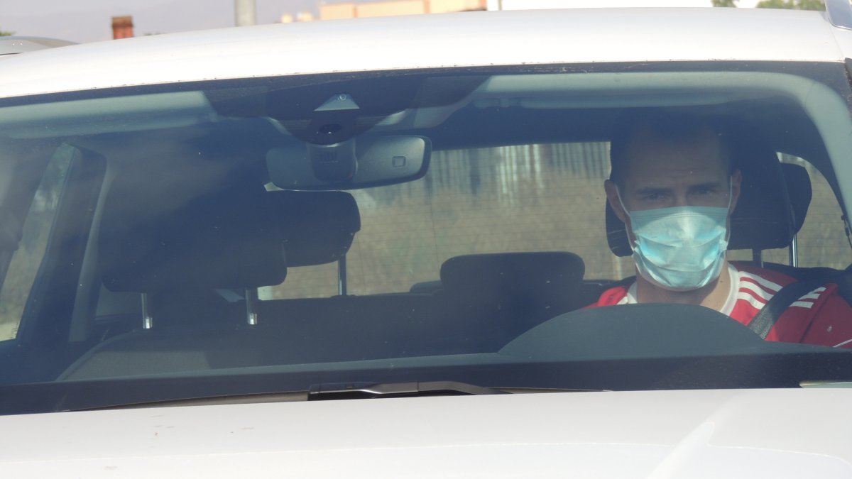 Radosav Petrovic llegando al Mediterráneo.