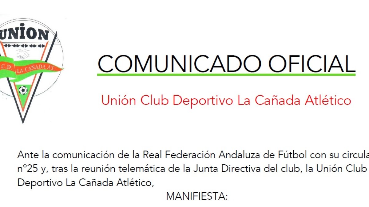 La Cañada no está conforme con la decisión de la RFAF.