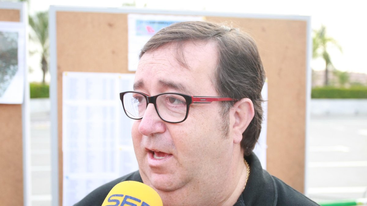 José Juan Rubí en una de sus entrevistas con la Cadena SER.