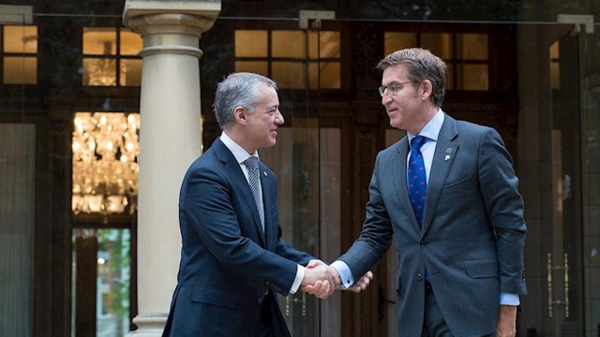 Imagen de archivo de los dos presidentes autonómicos.