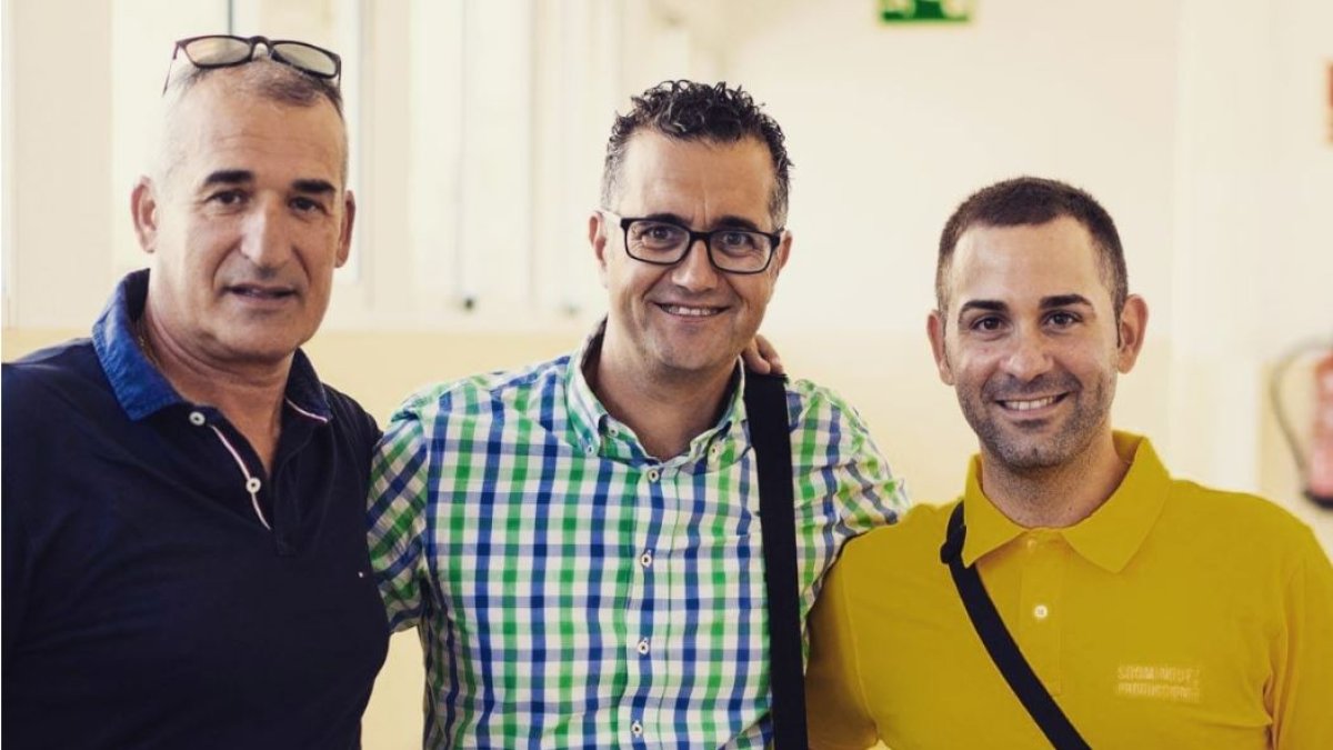 Juan Martínez Oliver, Rogelio Buceta y Sergio Domínguez.