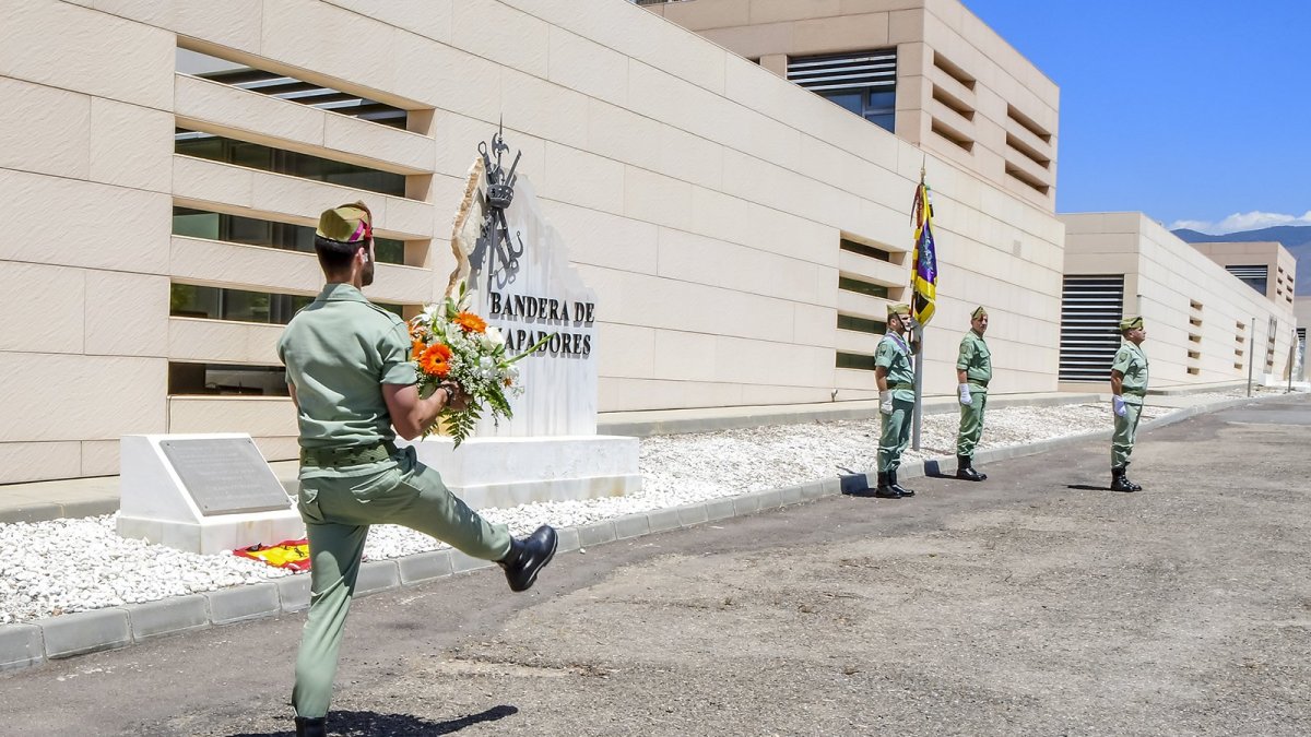 Homenaje celebrado en la base