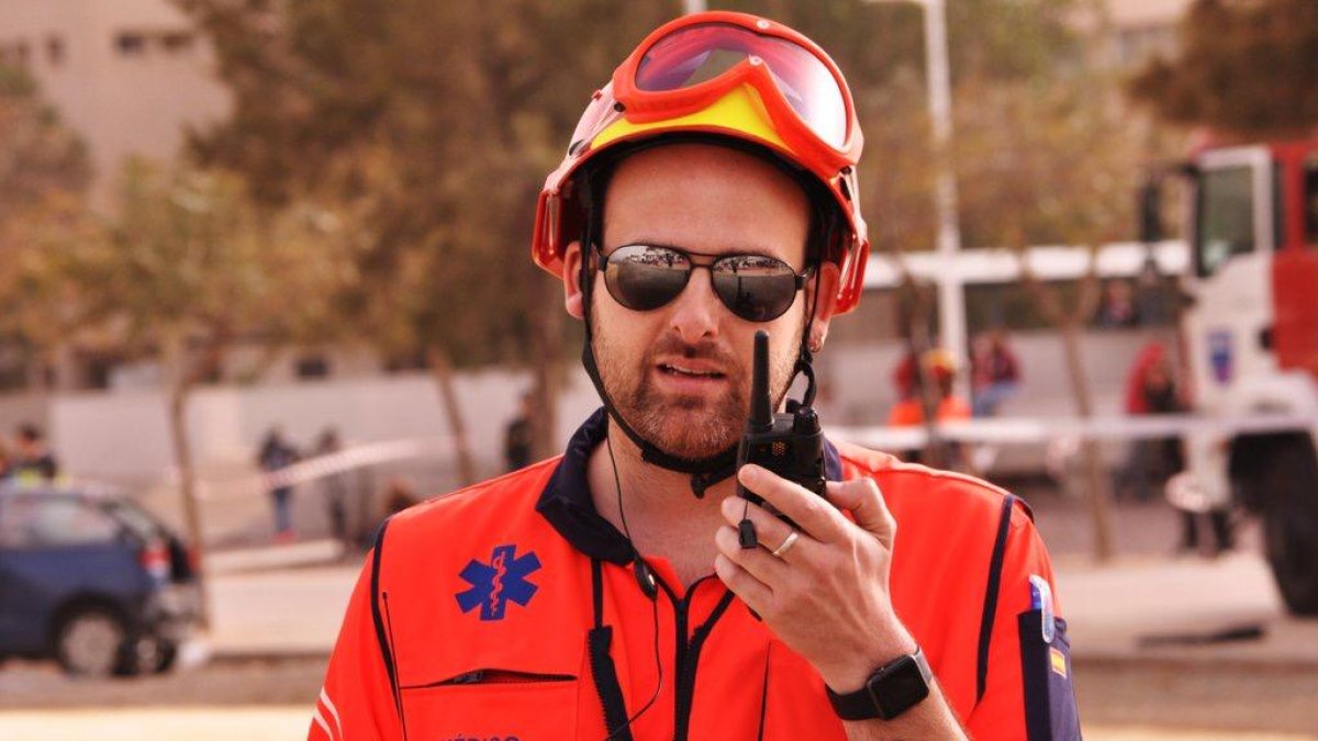 Félix del Ojo, médico del 061 en Almería.