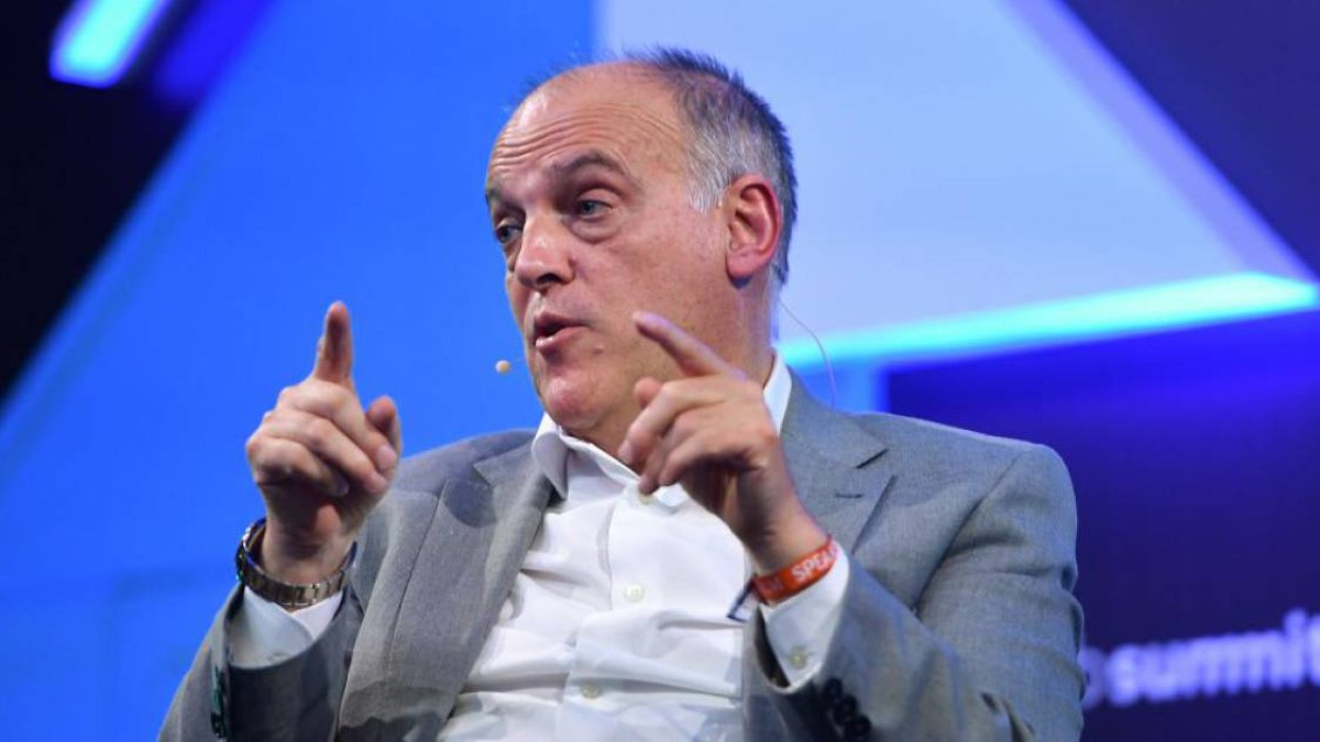 Javier Tebas, presidente de la Liga Profesional.
