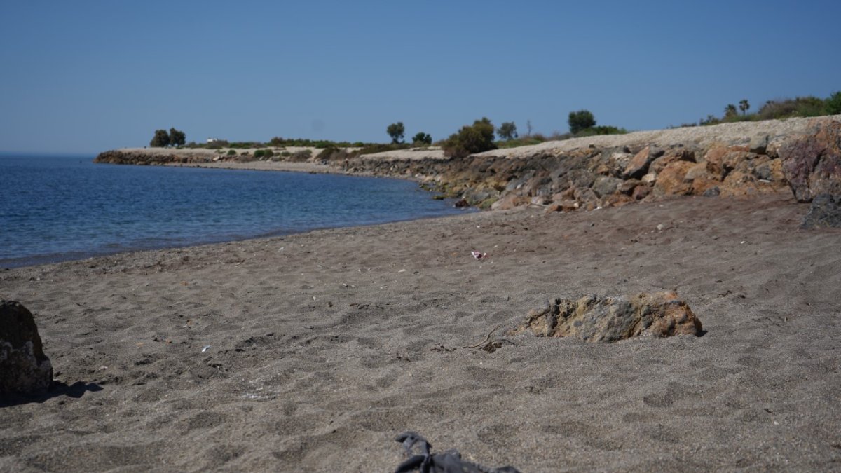 Lugar del desembarco esta mañana