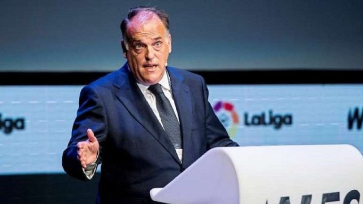 Javier Tebas, presidente de la Liga de Fútbol Profesional.