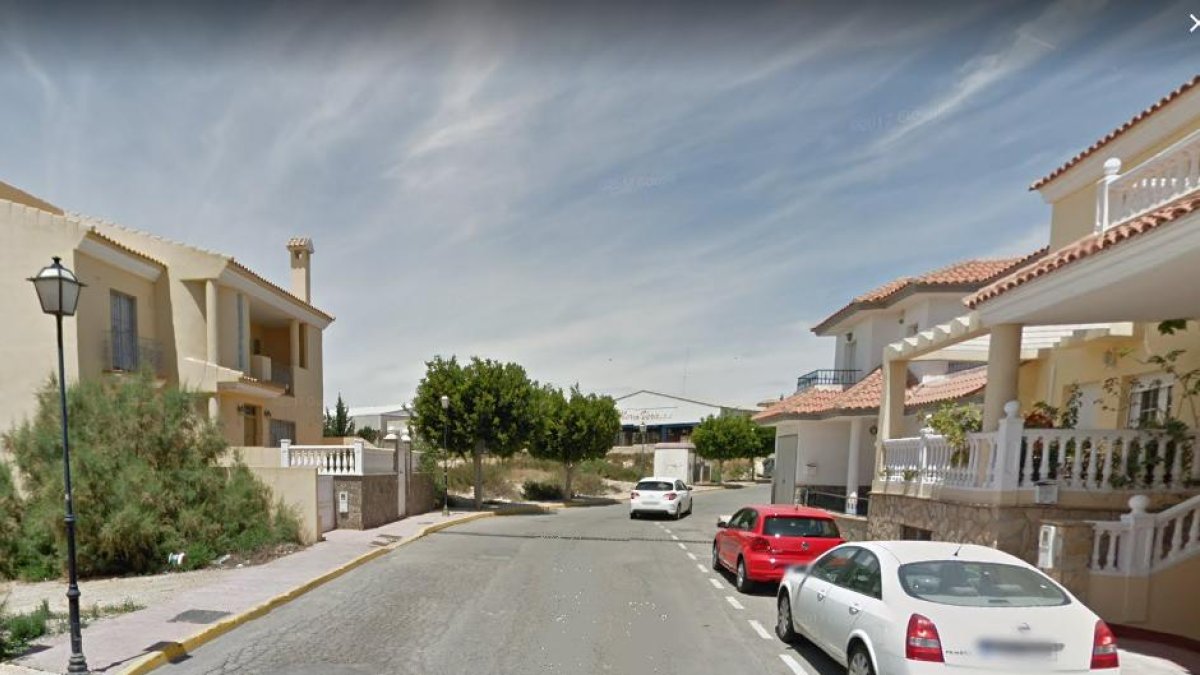 Calle Ingeniero José Moreno Jorge, en el municipio de Vera.