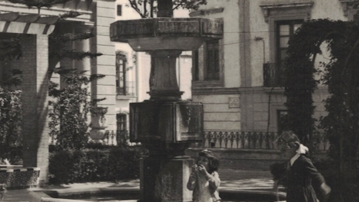 Plaza de San Pedro, hacia 1953. Colección: Narciso Espinar