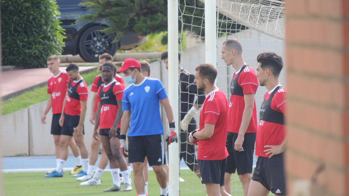 Cada vez hay más jugadores entrenando juntos.