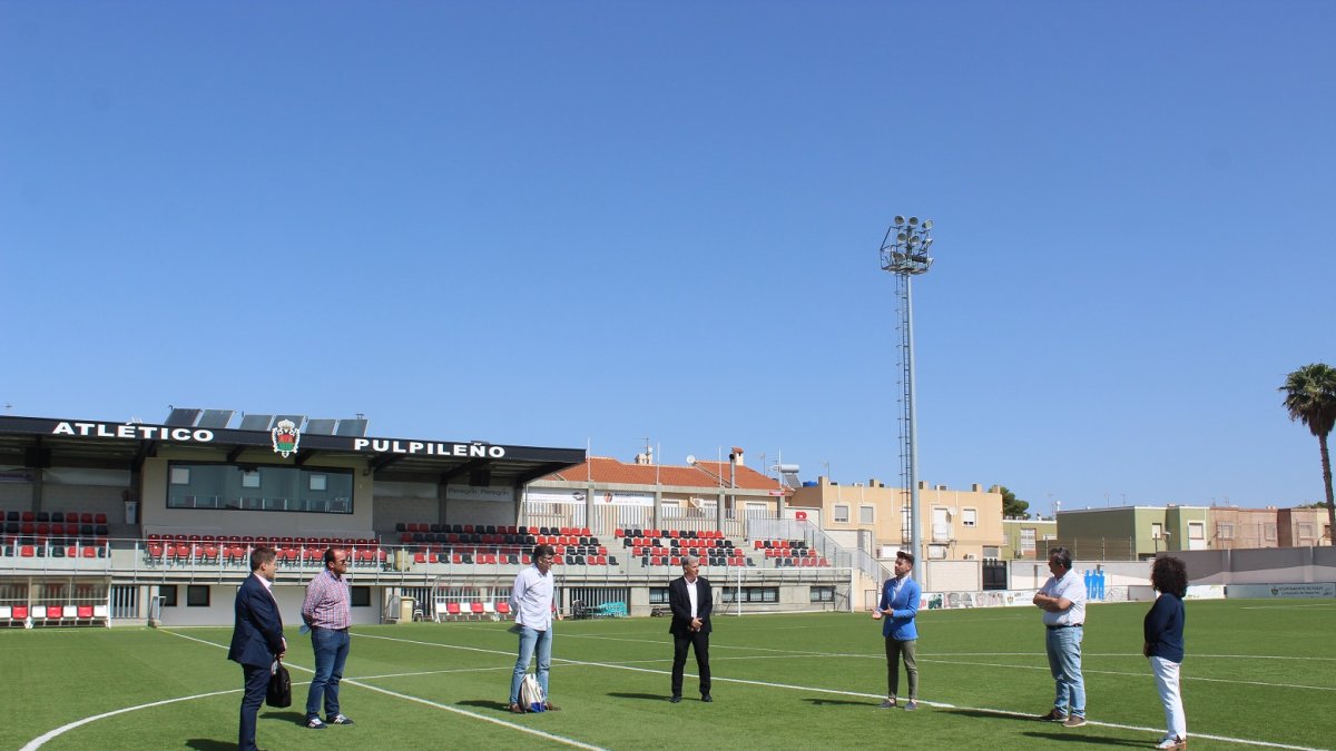 Visita del Director General de Deportes de la Región de Murcia, Fran Sánchez.
