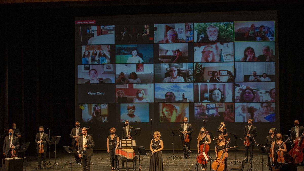 Imagen del concierto de la OCAL.