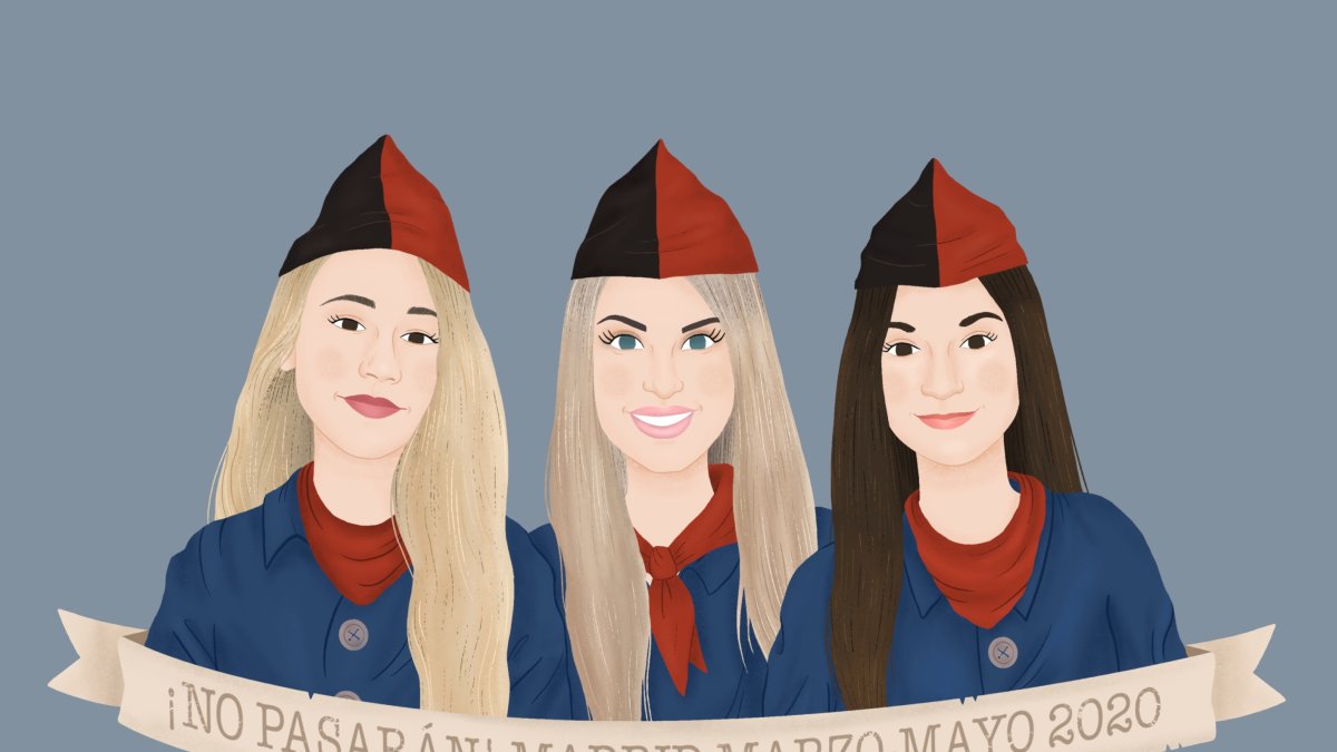 Selección de los retratos personalizados que ha dibujado Paula García durante la pandemia.