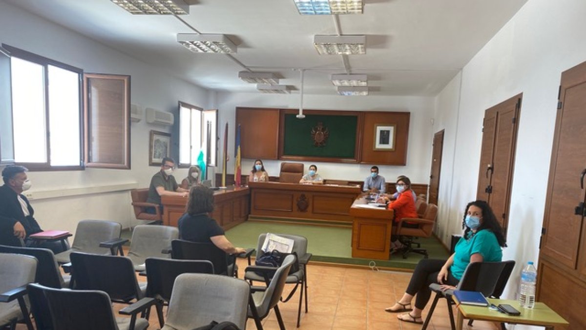 Fotografía del pleno ordinario celebrado en Mojácar el pasado jueves.