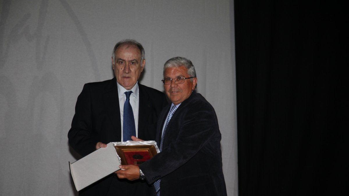 Martín Doblado con Pepe Alías.