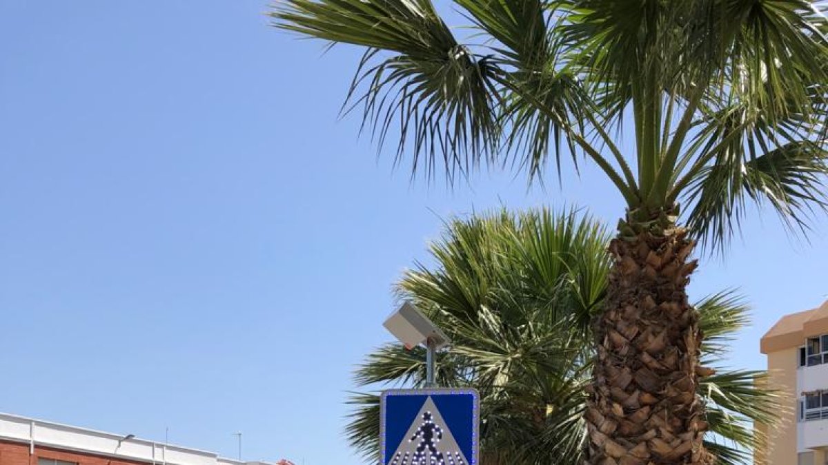 Fotografía de las nuevas señales luminosas.