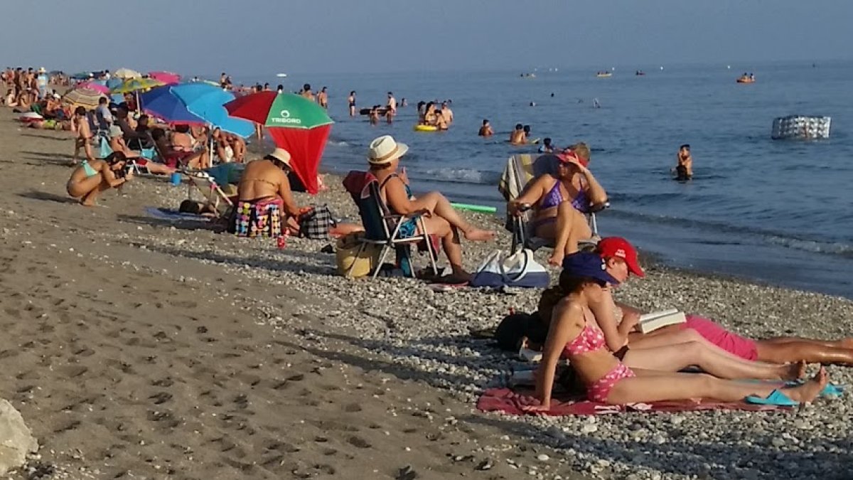 Las playas del litoral ejidense, en una imagen de archivo.
