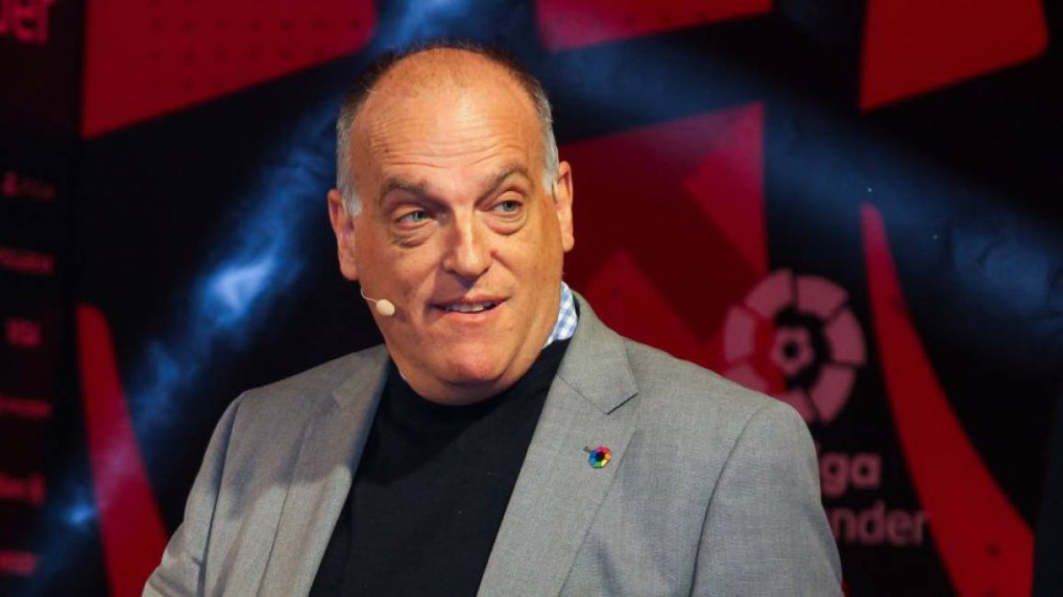 Javier Tebas, presidente de la Liga Profesional.