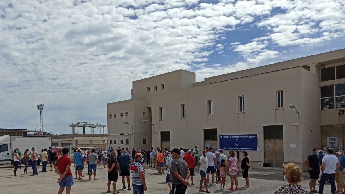 Concentración celebrada en Carboneras el domingo.