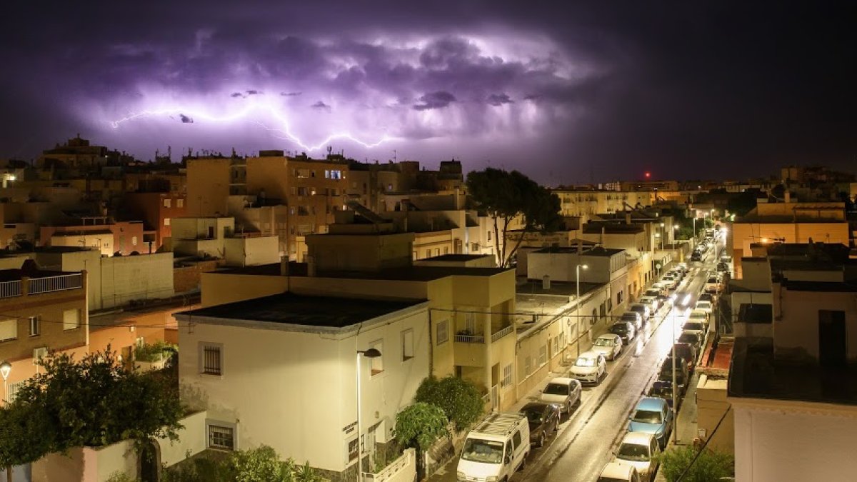 Imagen de archivo de una tormenta.