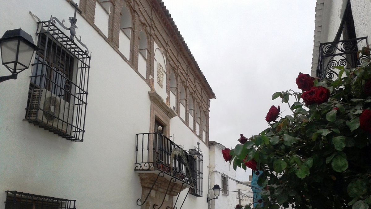 Fachada de la Casa Palacio de las Godoyas de Fondón.