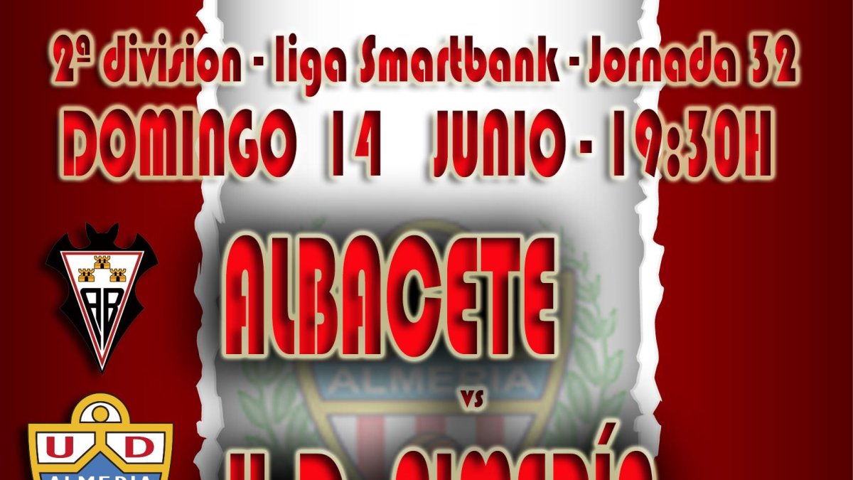 El cartel publicado por la Federación de Peñas del Almería.