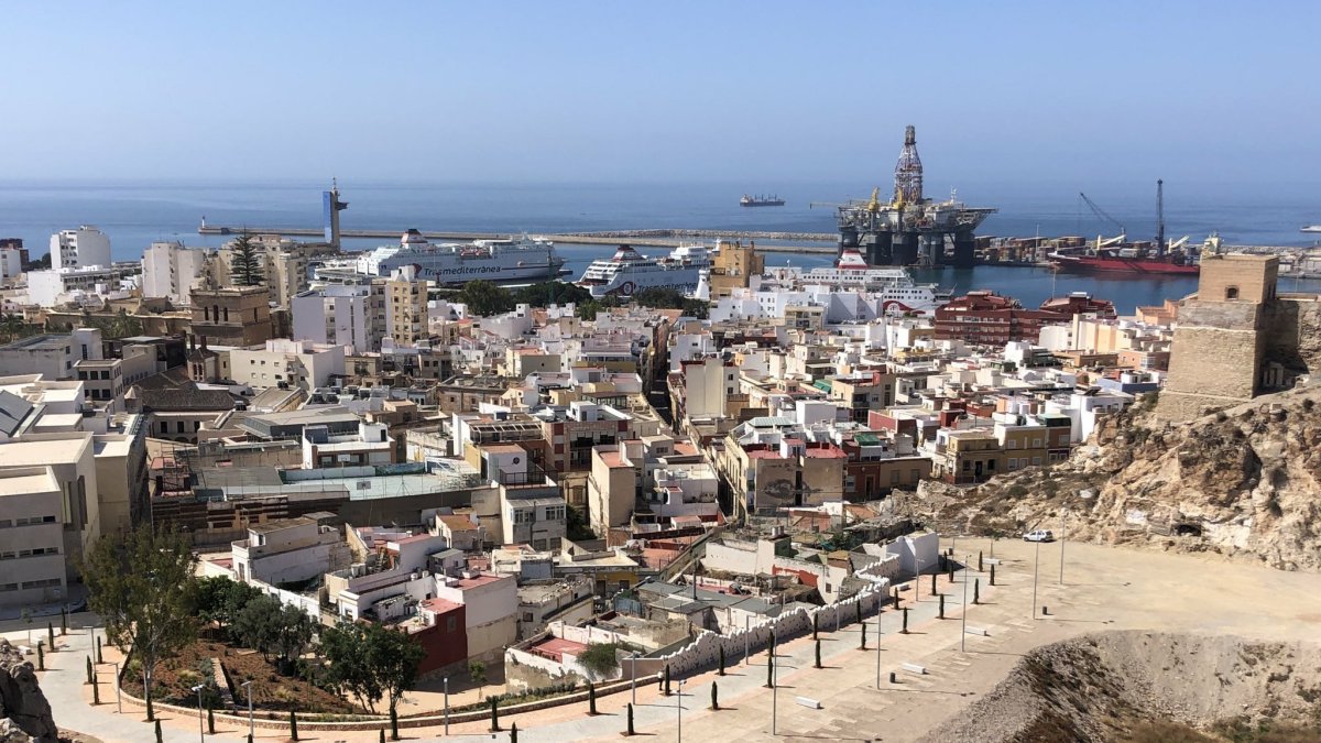 Vista aérea de la zona en la que se ha actuado