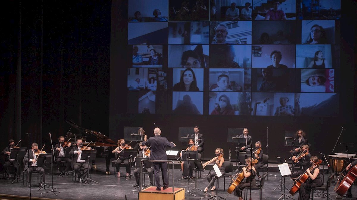 La Orquesta Ciudad de Almería celebra su segundo concierto dentro del Plan Reactiva Cultura 20.