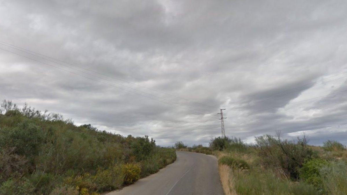 Captura de pantalla de la carretera en la que tuvo lugar el accidente.